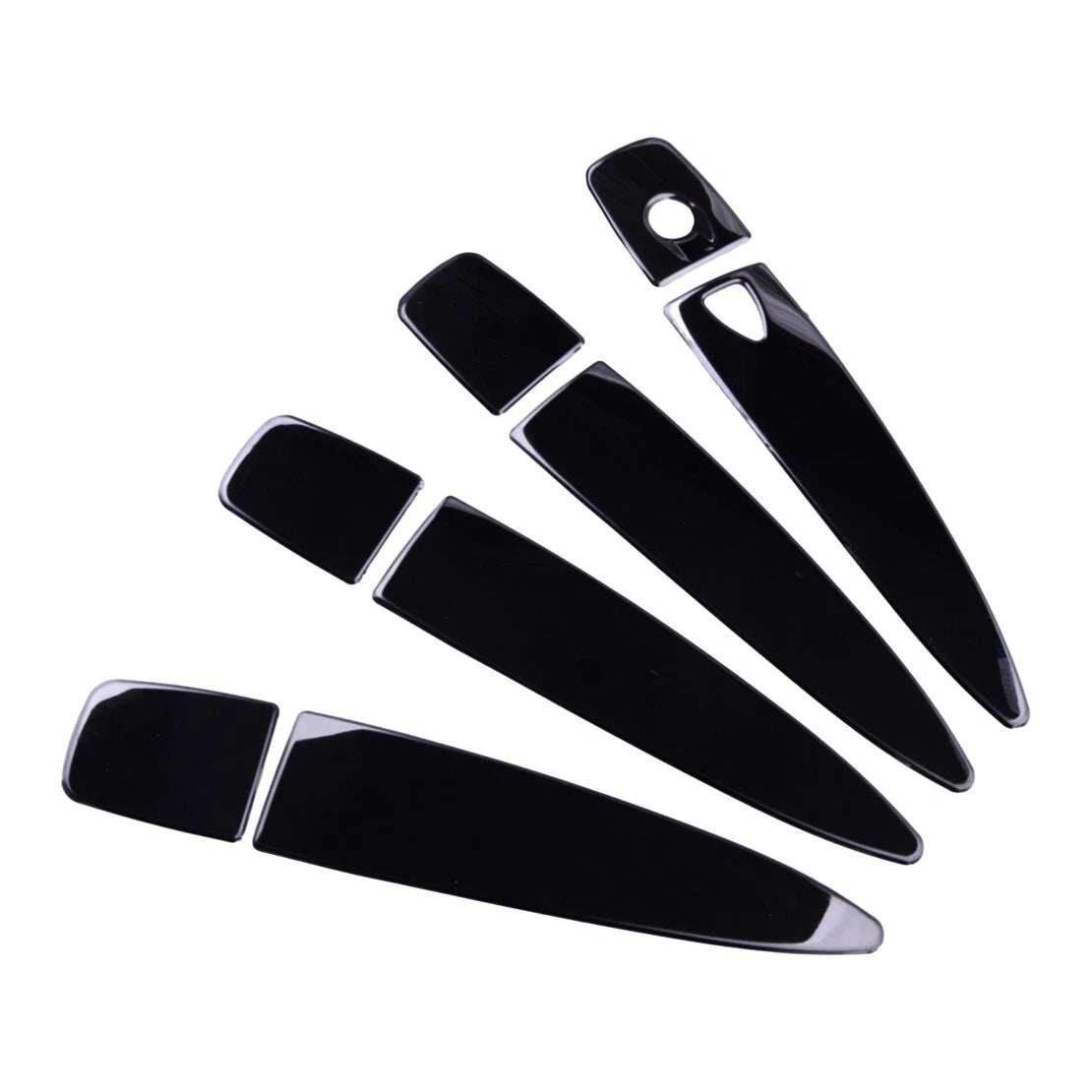 Black Side Smart Door Handle Cover Trim for Nissan Sentra (2013-2019)