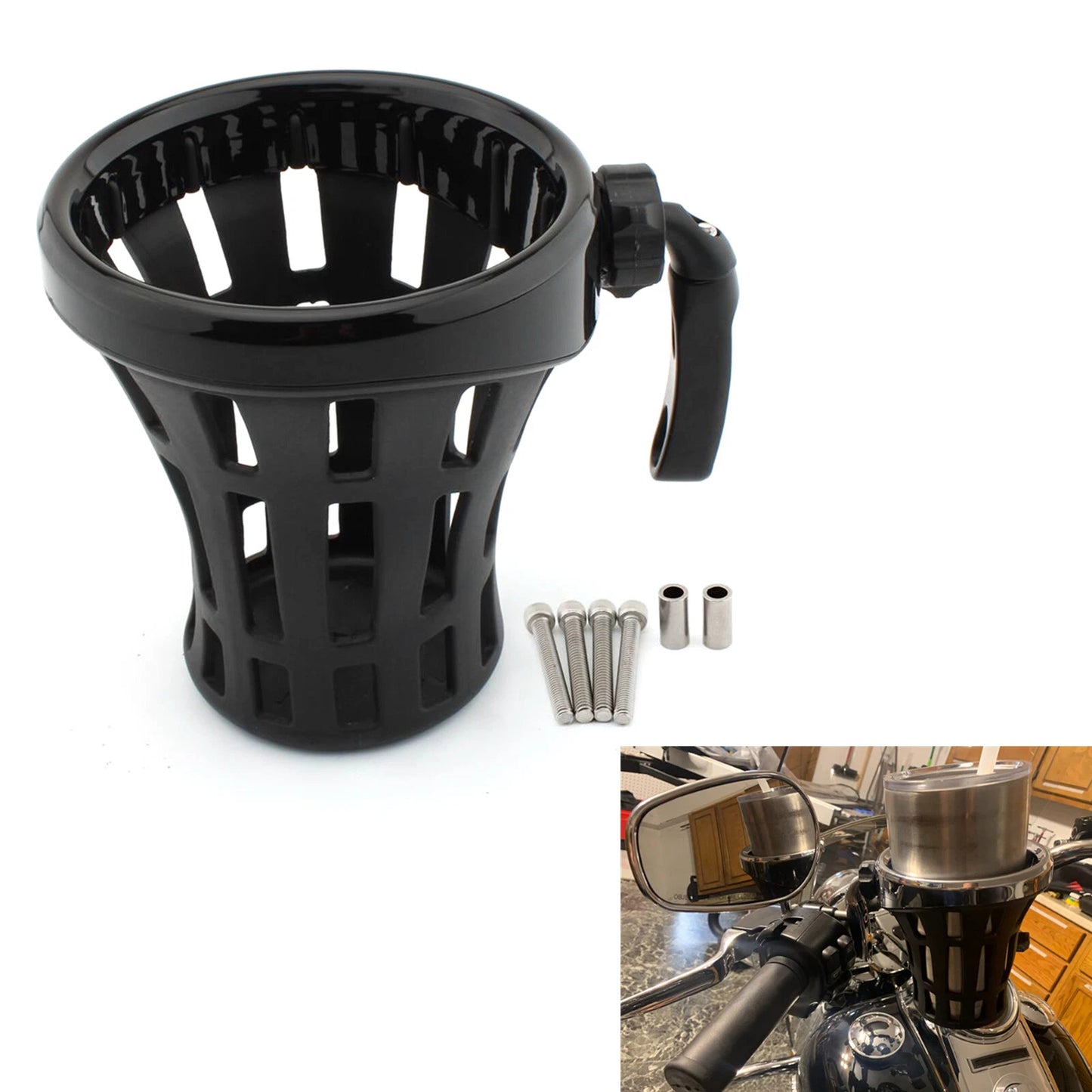 Cup Holder Kit for Kawasaki Vulcan 900/1500 (2006-2023)