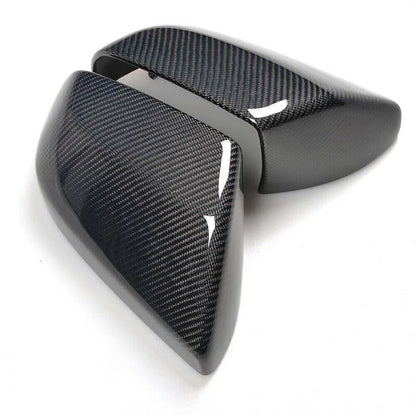 Replacement Carbon Fiber Side Mirror Cover Shell Fit For Cadillac ATS 2014-2018
