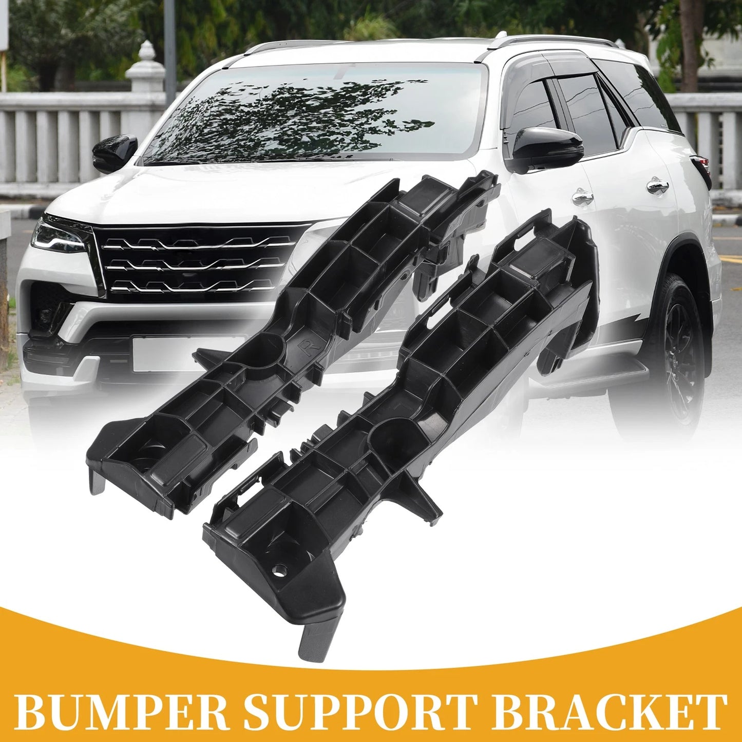 Front Bumper Support Bracket for Toyota Fortuner (2009-2011) 1 Pair