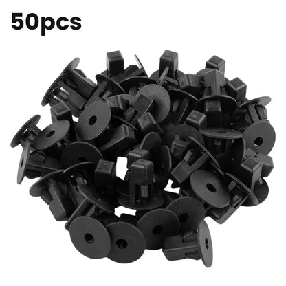 50 Fastener Nylon Nut Fender Liner Screw Grommets for Toyota Retainer