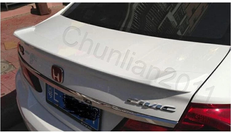Factory Style Spoiler Wing ABS for Honda Civic 4DR Sedan (2012-2013)