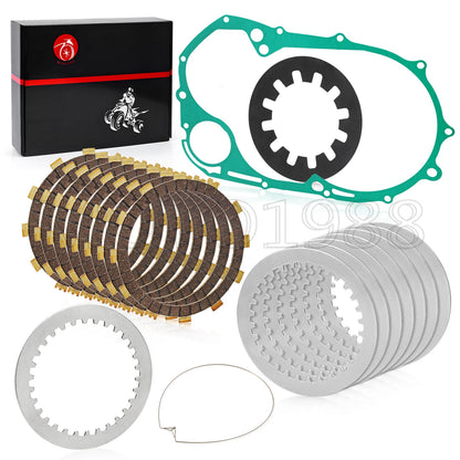 Clutch Friction Plates Kit w/Gasket for YAMAHA XVS1100 V-Star (1999–2009)