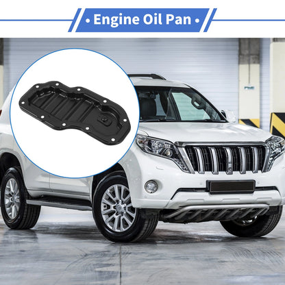 Engine Oil Pan for Toyota Land Cruiser 2007 (2007) - Steel Black, 1 Pc