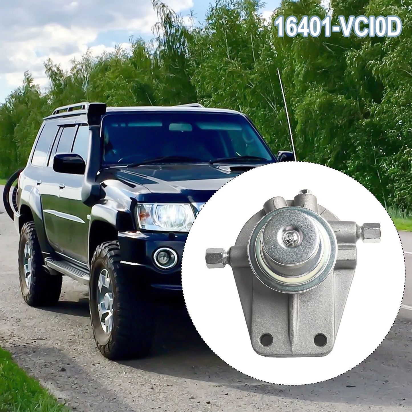 Fuel Filter Lift Primer Pump for Nissan Patrol GU Y61 ZD30 TD42 (1997–2013)