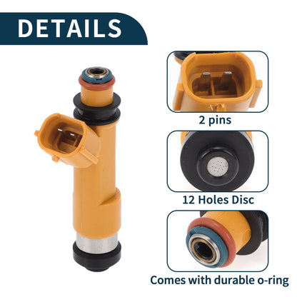 Fuel Injector 1 Pc for Suzuki Swift 1.5 (2007-2011) Orange
