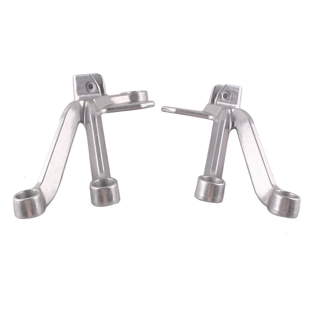 Passenger Rear Footpegs Footrests Brackets for Suzuki GSXR1000 (2003-2004)