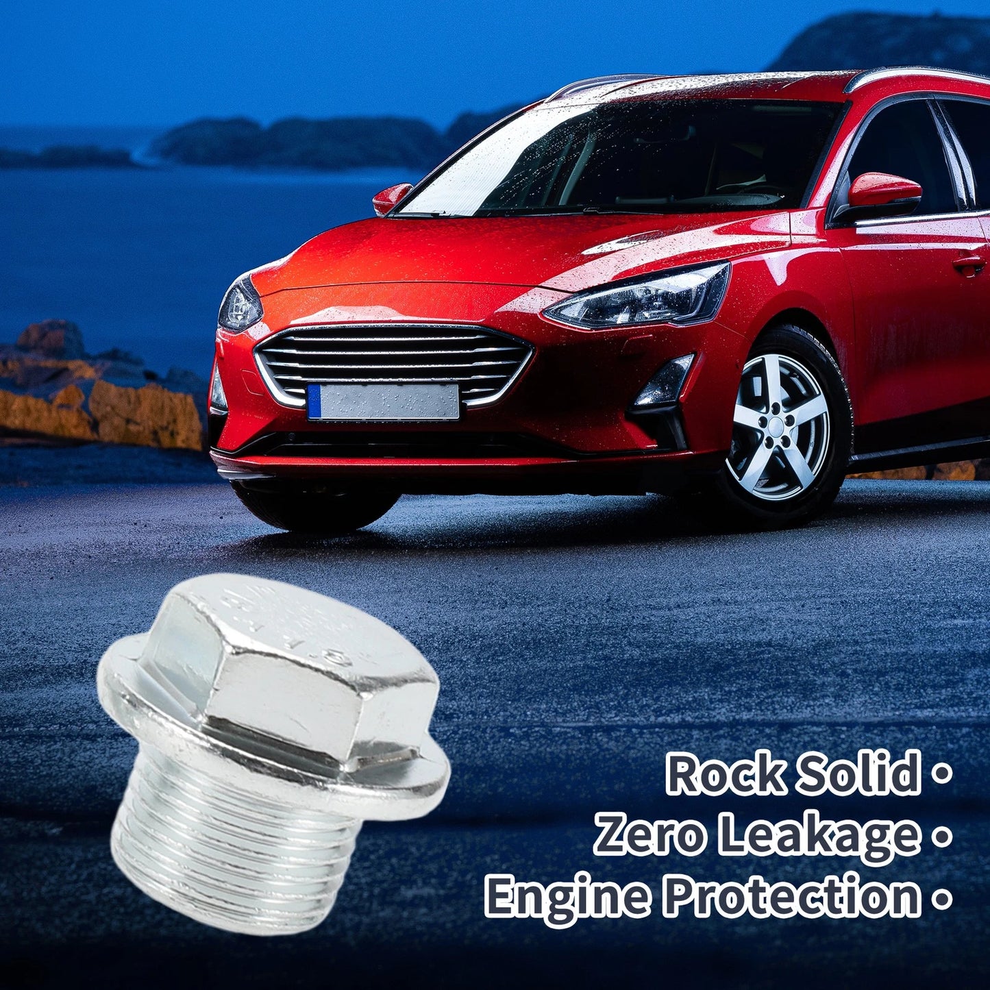 Set Engine Oil Drain Plug with Gasket for Car Motorcycle Boat