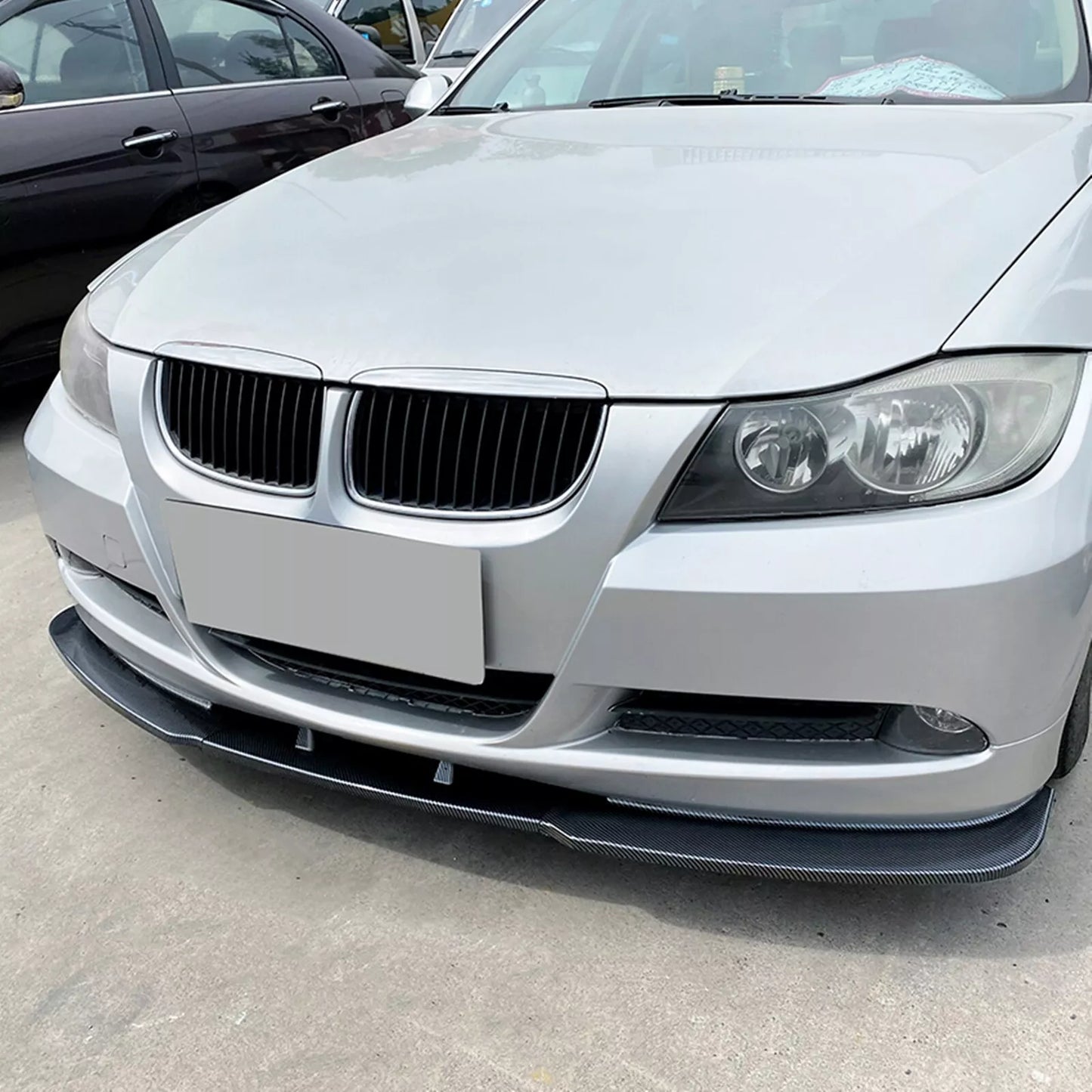 Front Bumper Spoiler Lip Kit for BMW 3 Series E90 E91 (2005-2008)