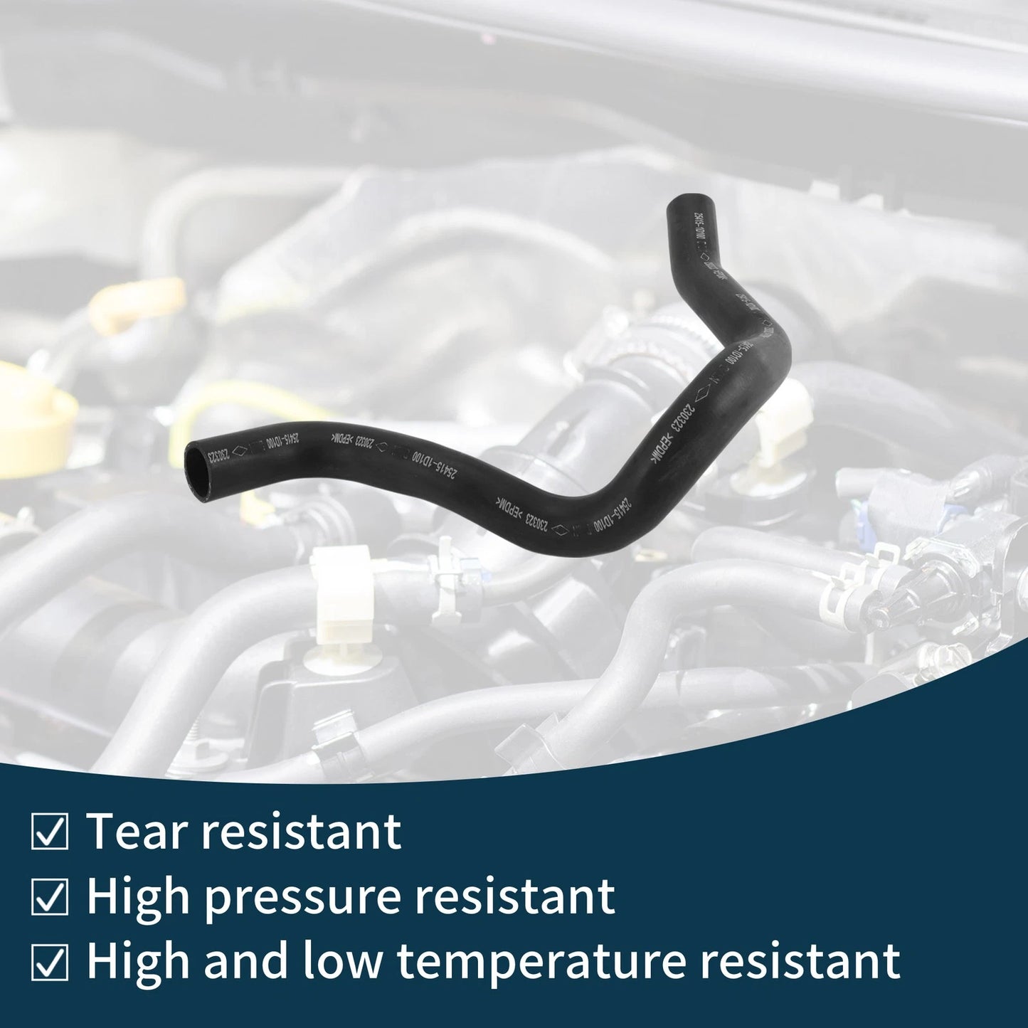Radiator Hose for Kia Carens 2007-2008 Rubber Coolant Pipe