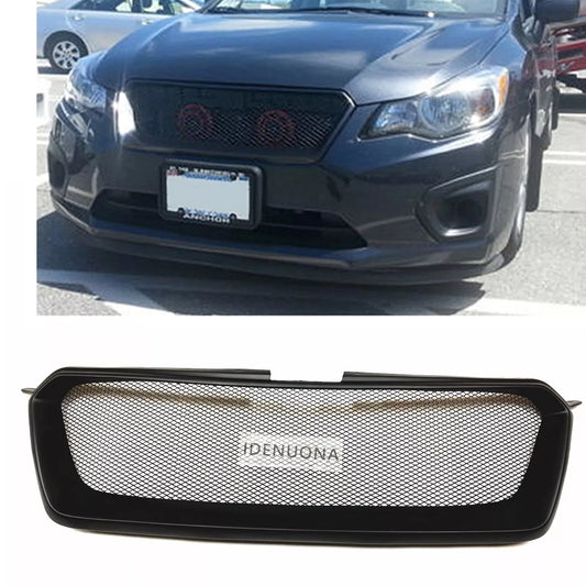 1x Front Bumper Grille Mesh for Subaru Impreza (2012-2016) Fiberglass Black