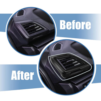 Interior Side Air Vent Cover Trim Black for Subaru Crosstrek (2018-2023)