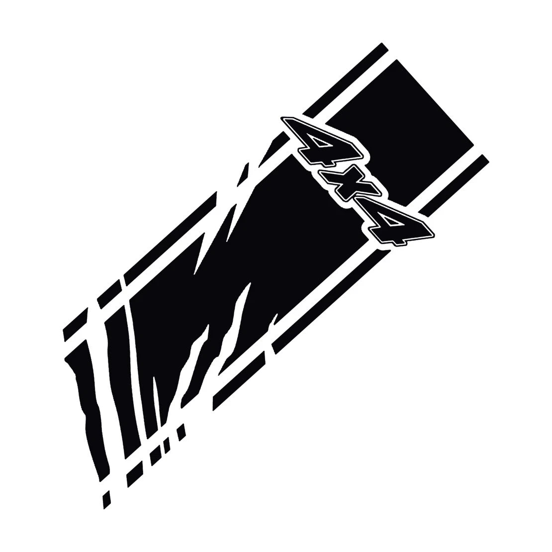 Vinyl 4X4 Graphics Stripes Stickers for Pickup Truck Decals