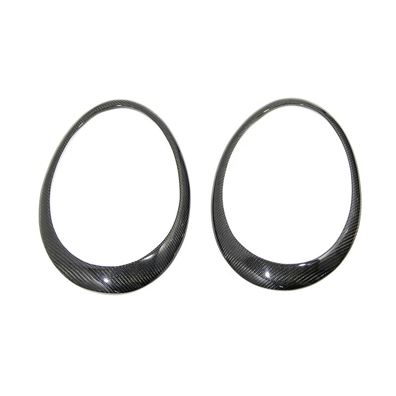 Carbon Fiber Front Headlight Cover Trim fit for Porsche Carrera 991 2011-2018