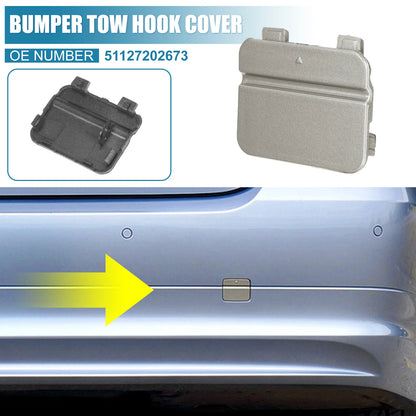 Rear Bumper Tow Hook Cover for BMW 3 E90 E91 (2009-2012) Silver Gray