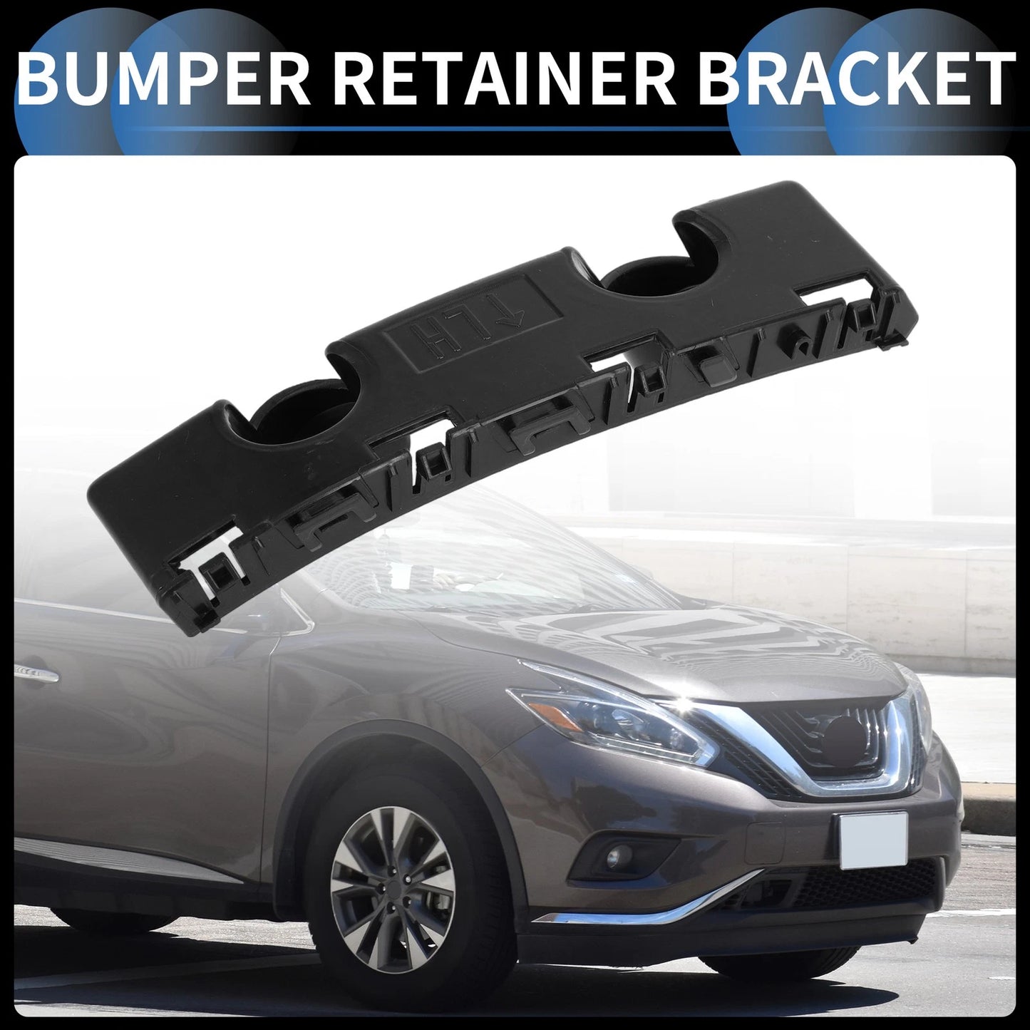 Left Front Bumper Retainer Bracket for Nissan Murano (2015-2024)