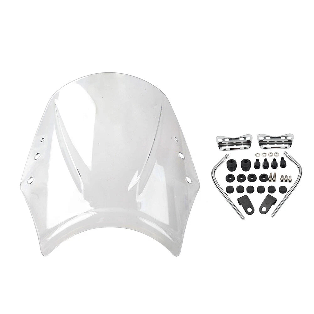 Clear Universal Motorcycle Windshield Deflector