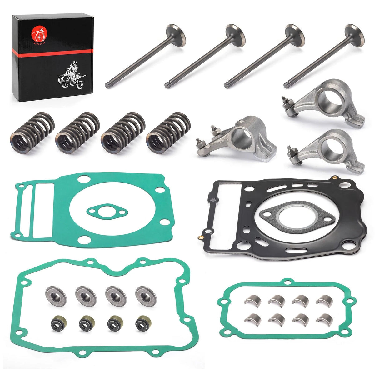 Rocker Arm w/ Cylinder Head Valve Gasket Kit for Polaris Ranger (2000–2010)