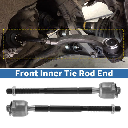 2 x Front Inner Tie Rod End Links for Chevrolet Colorado (2004-2006)