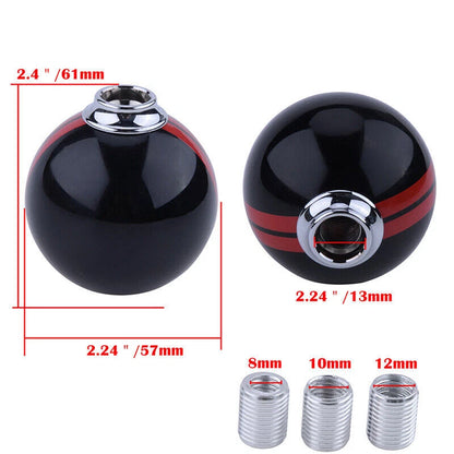 Gear Shift Knob for Ford Mustang GT500 6 Speed Manual Black Round Ball