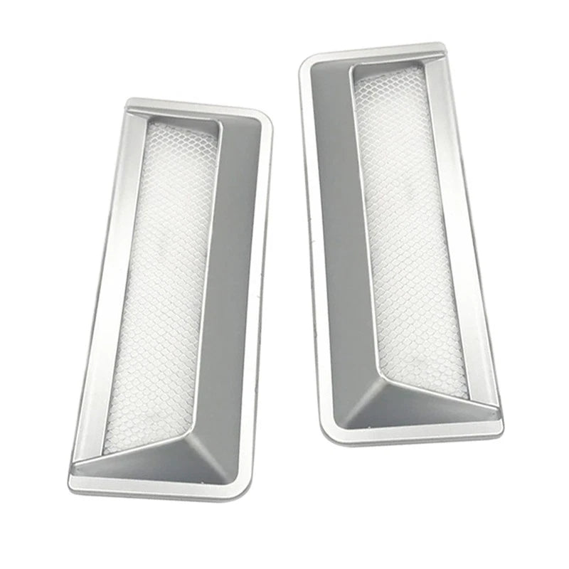 Universal Silver Car Air Flow Hood Scoop Vent Cover for Car