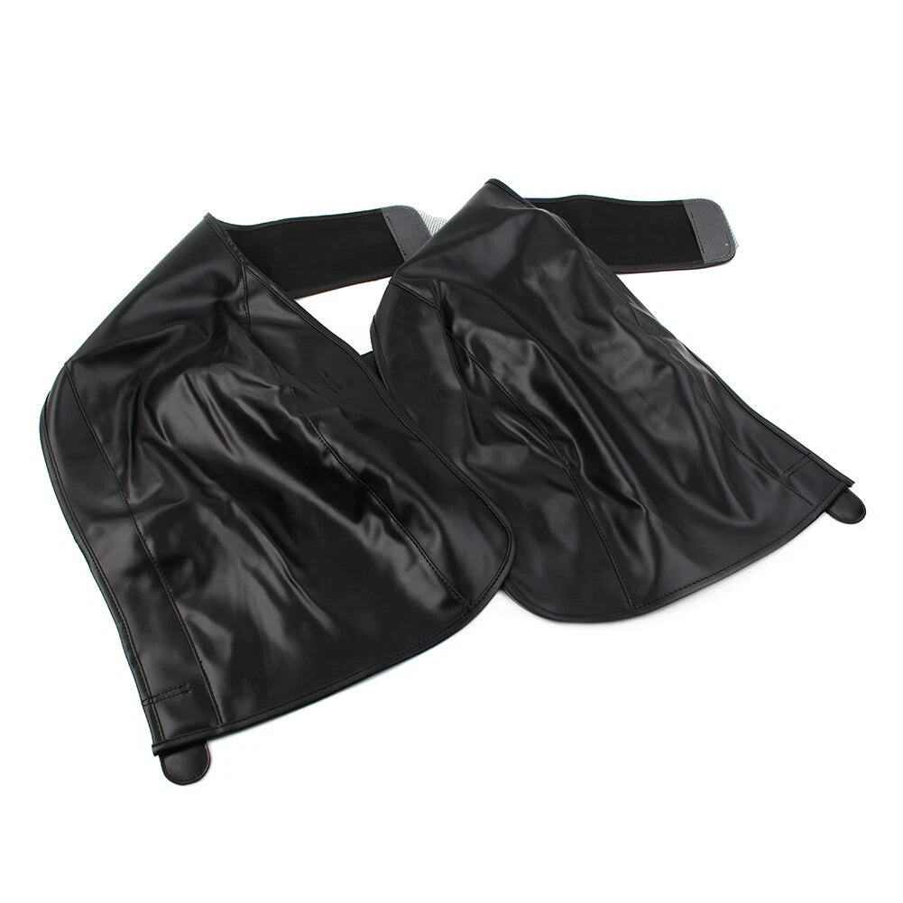 Black PU Leather Rear Trike Fender Bra for Harley Tri Glide Ultra Classic (2009-2023)