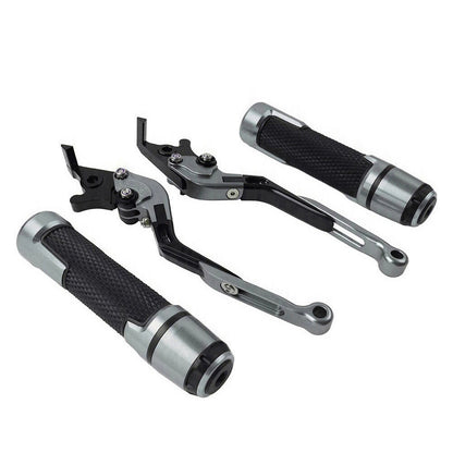 Folding Titanium Brake Clutch Lever Grip Set for Yamaha FJR XJR 1300 (2001-2018)
