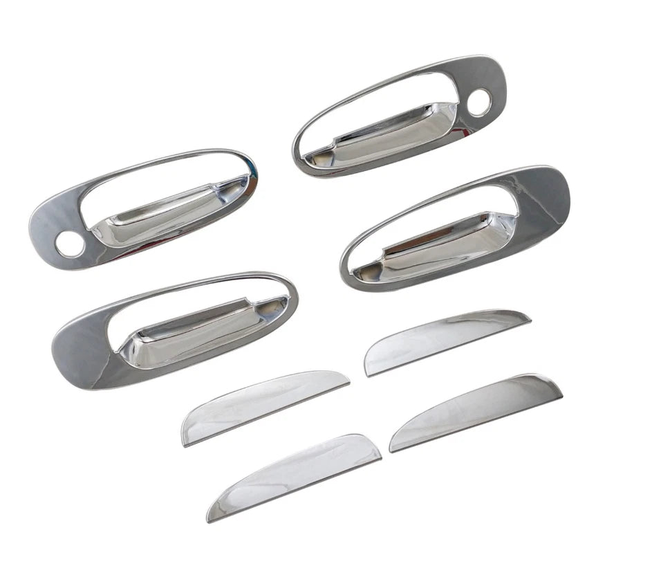 8X Chrome Door Handle Side Cover Trim for Toyota Corolla AE110 AE111 (1996-2000)