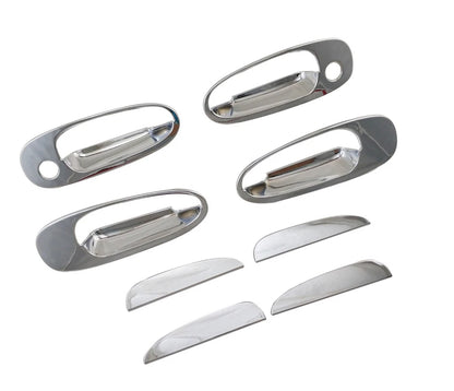 8X Chrome Door Handle Side Cover Trim for Toyota Corolla AE110 AE111 (1996-2000)