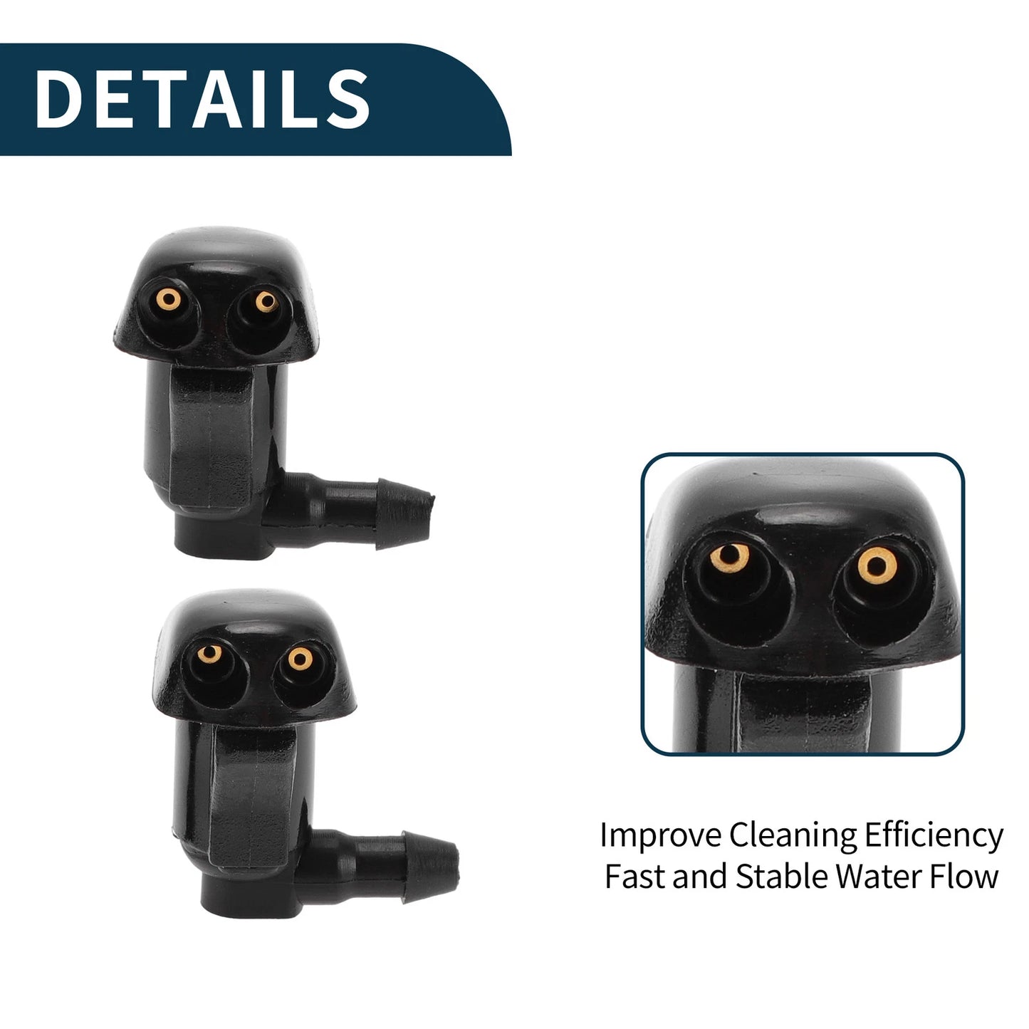 Front Windshield Washer Nozzles  for Toyota MR2 (1989)