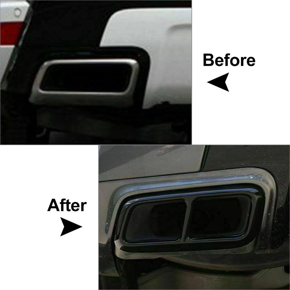 Muffler Tail Pipe Cover for Land Rover Range Rover Sport (2018-2019) Black