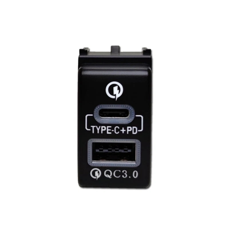 USB QC3.0 Charger 36W for Nissan Altima Sentra X-trail Pathfinder Frontier Rogue