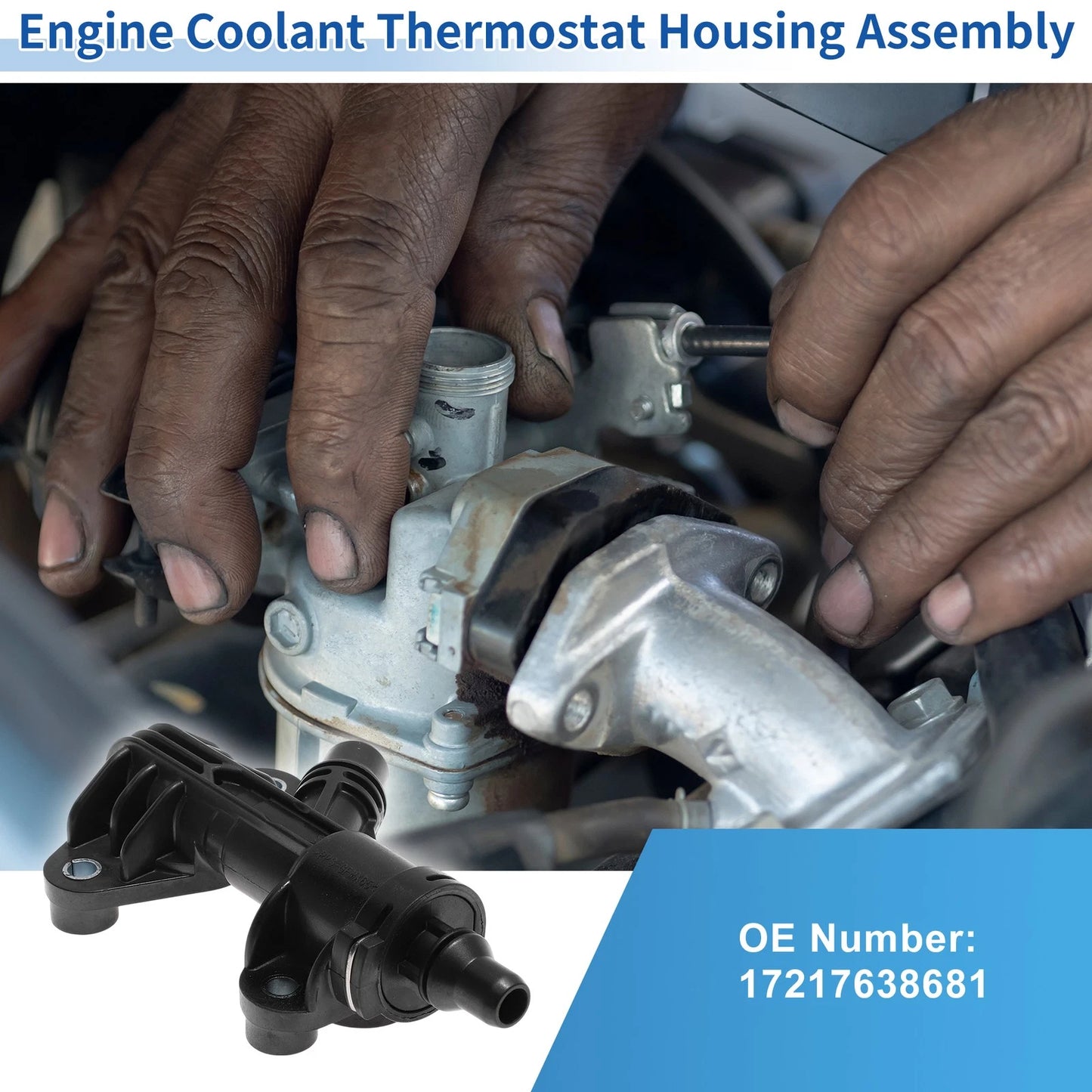 Engine Coolant Thermostat Housing for BMW 535i (2013-2016)