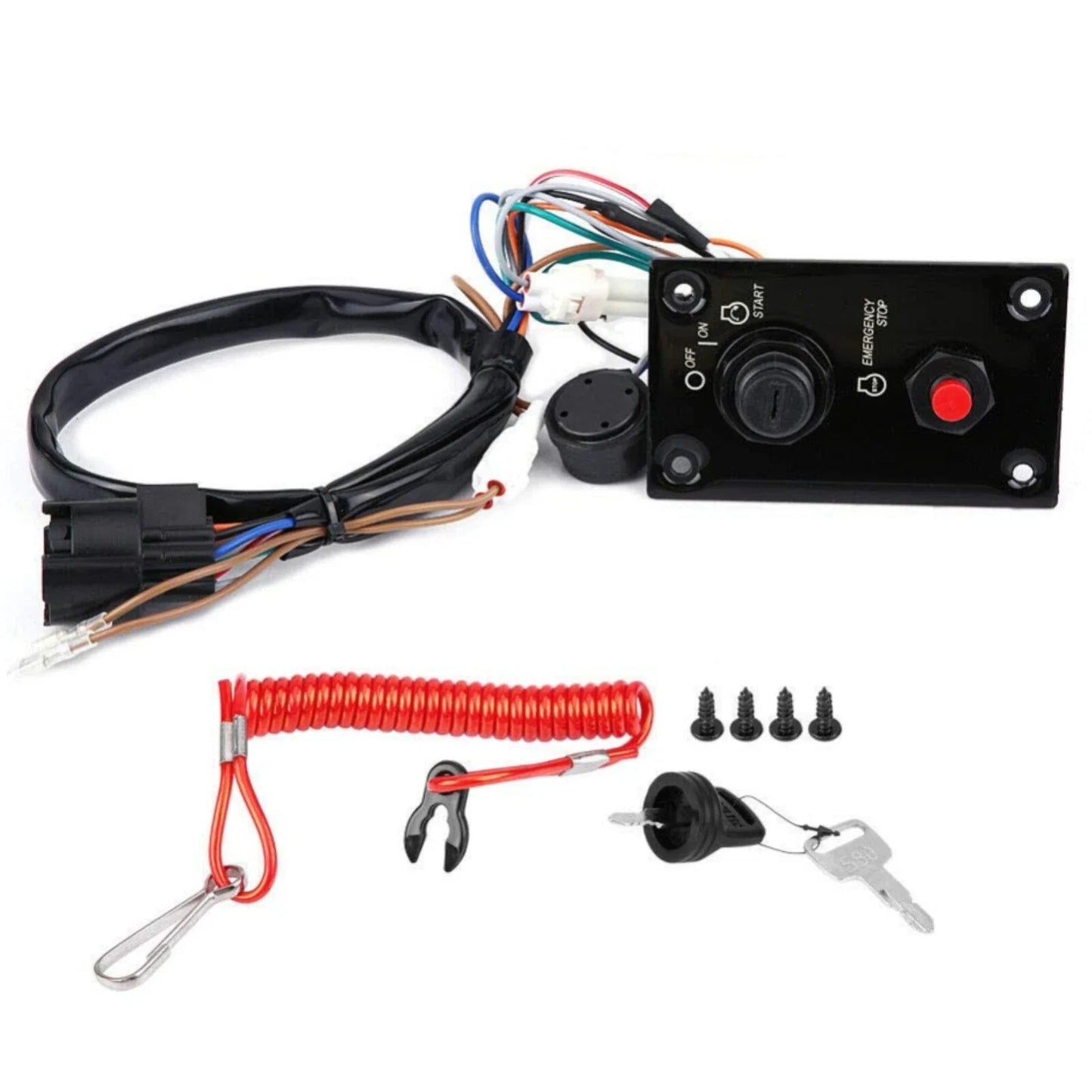 Suzuki Outboard Top Single Ignition Key Switch Panel for DF140/DF115 (2005-2023)
