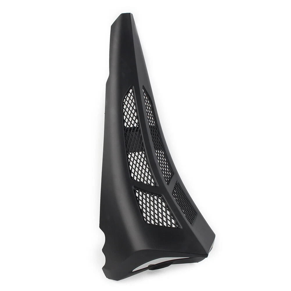 Matte Black Stretched Tall Chin Spoiler Scoop for Harley Street Road Glide (14-22)