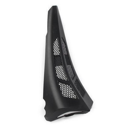 Matte Black Stretched Tall Chin Spoiler Scoop for Harley Street Road Glide (14-22)