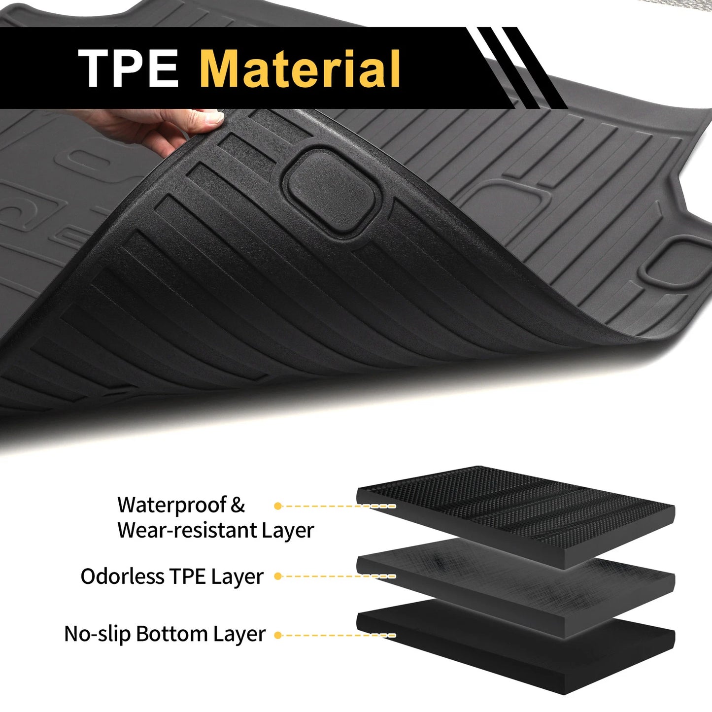 Cargo Liner Rear Trunk Mat for Land Rover Defender (2020-2024)