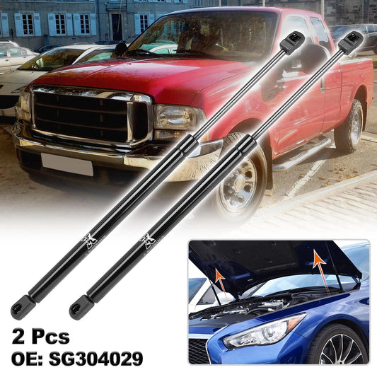 2 x Front Hood Lift Supports Struts Gas Springs for Ford F-250 (1999-2007)