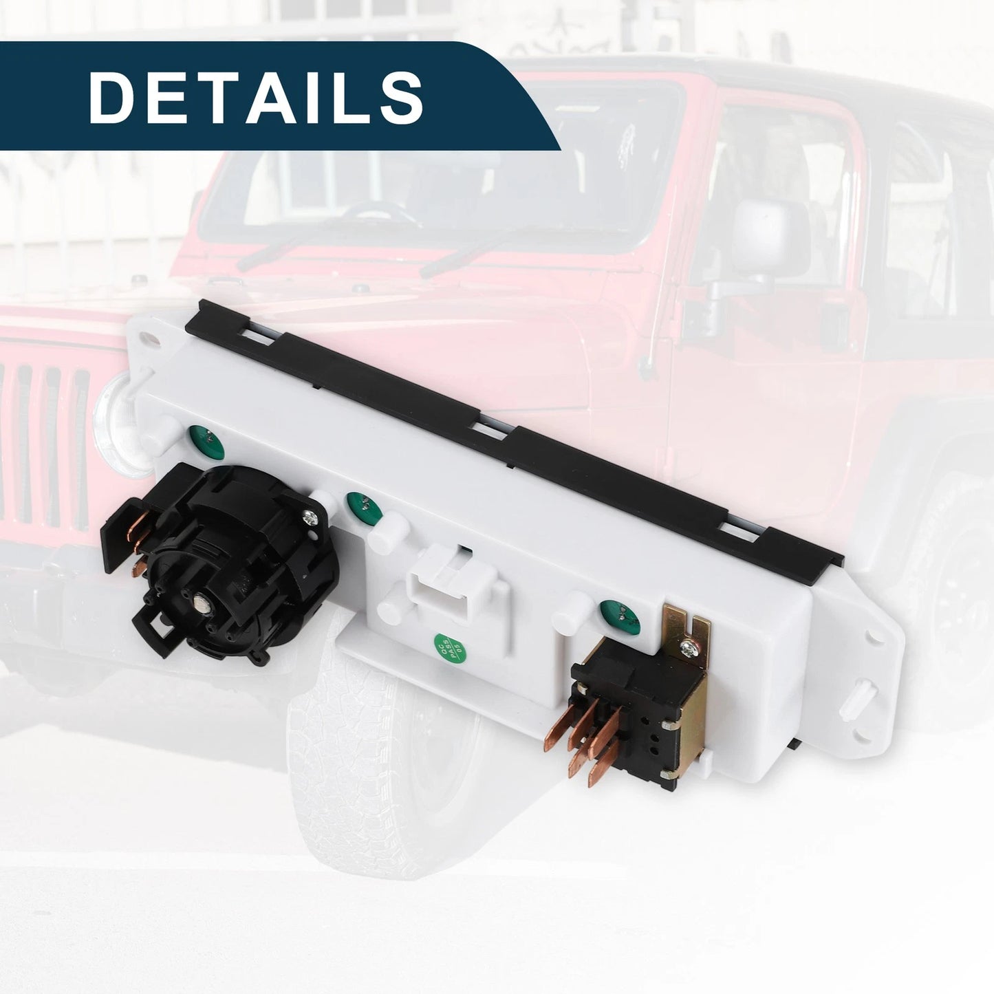 A/C Heater Climate Control Switch for Jeep Wrangler TJ (2003-2006)