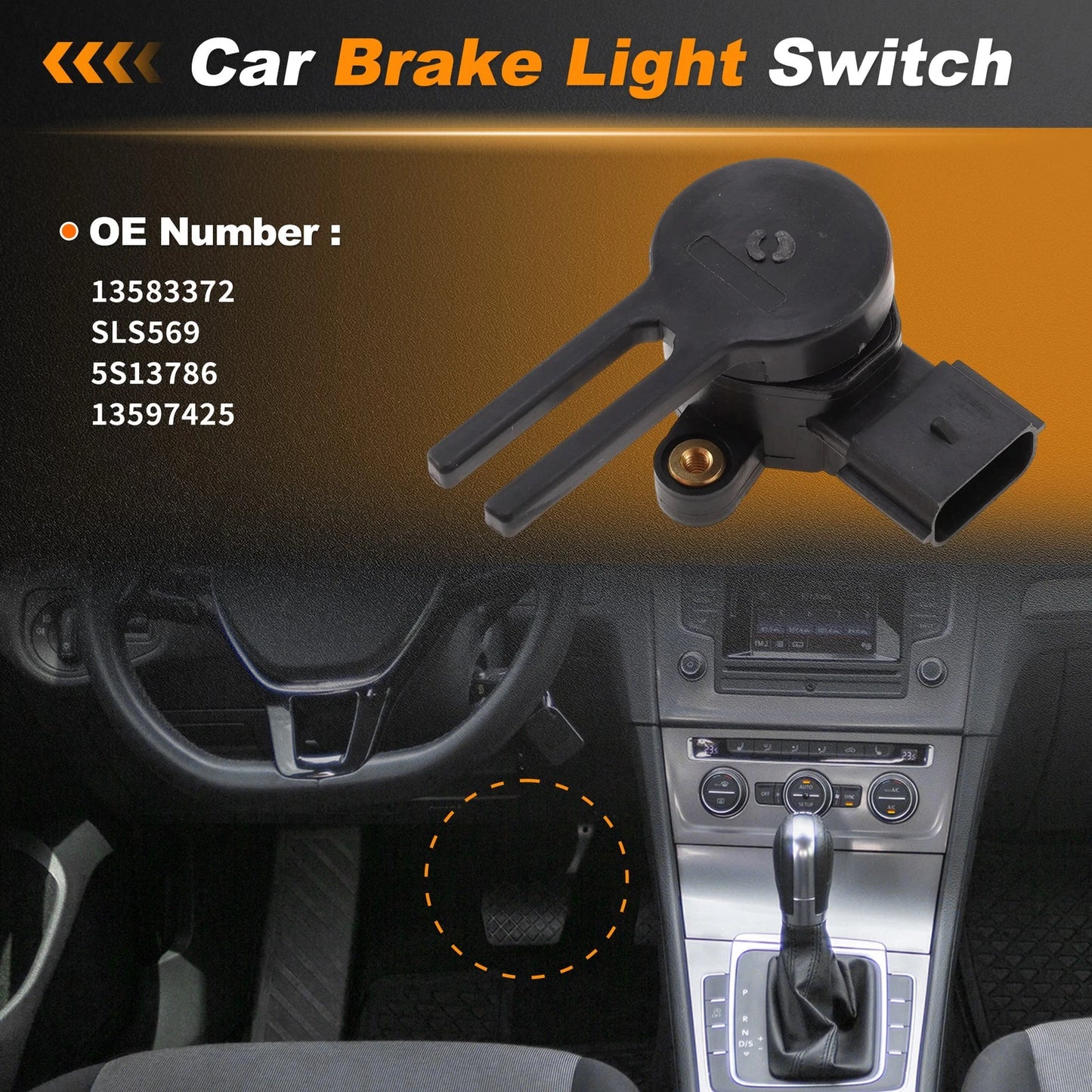 Brake Light Switch 1 pc for BUICK ENCLAVE (2018–2024)