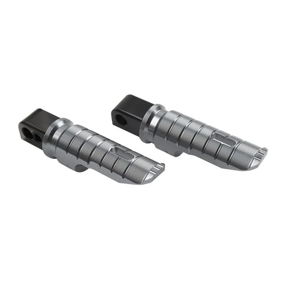 Rear Footrest Pegs for Suzuki V-Strom 650 DL650 GSXS1000 Gray (2018-2024)