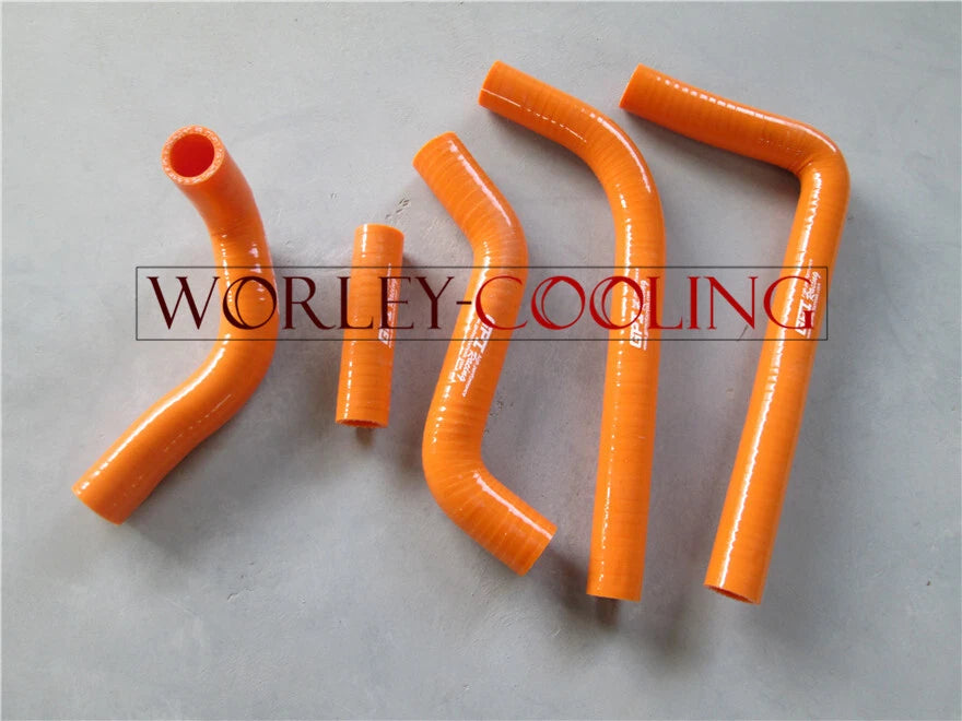 Silicone Radiator Hose for Suzuki RMZ450 (2014-2017) - Orange