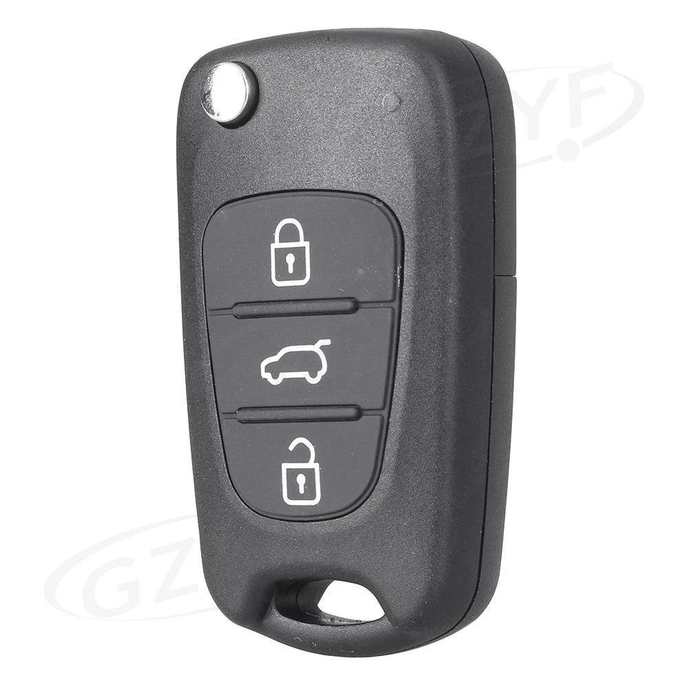 3-Button Remote Key Fob Shell Cover for KIA K2 K5 (2011-2020)