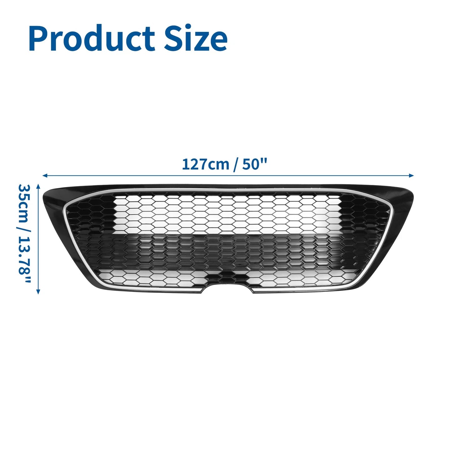 Front Hood Bumper Grille for Toyota Corolla LE (2020-2022)