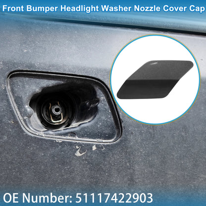 Front Left Washer Nozzle Cover for BMW X6 (2015-2019) - Gray 1 x Cap