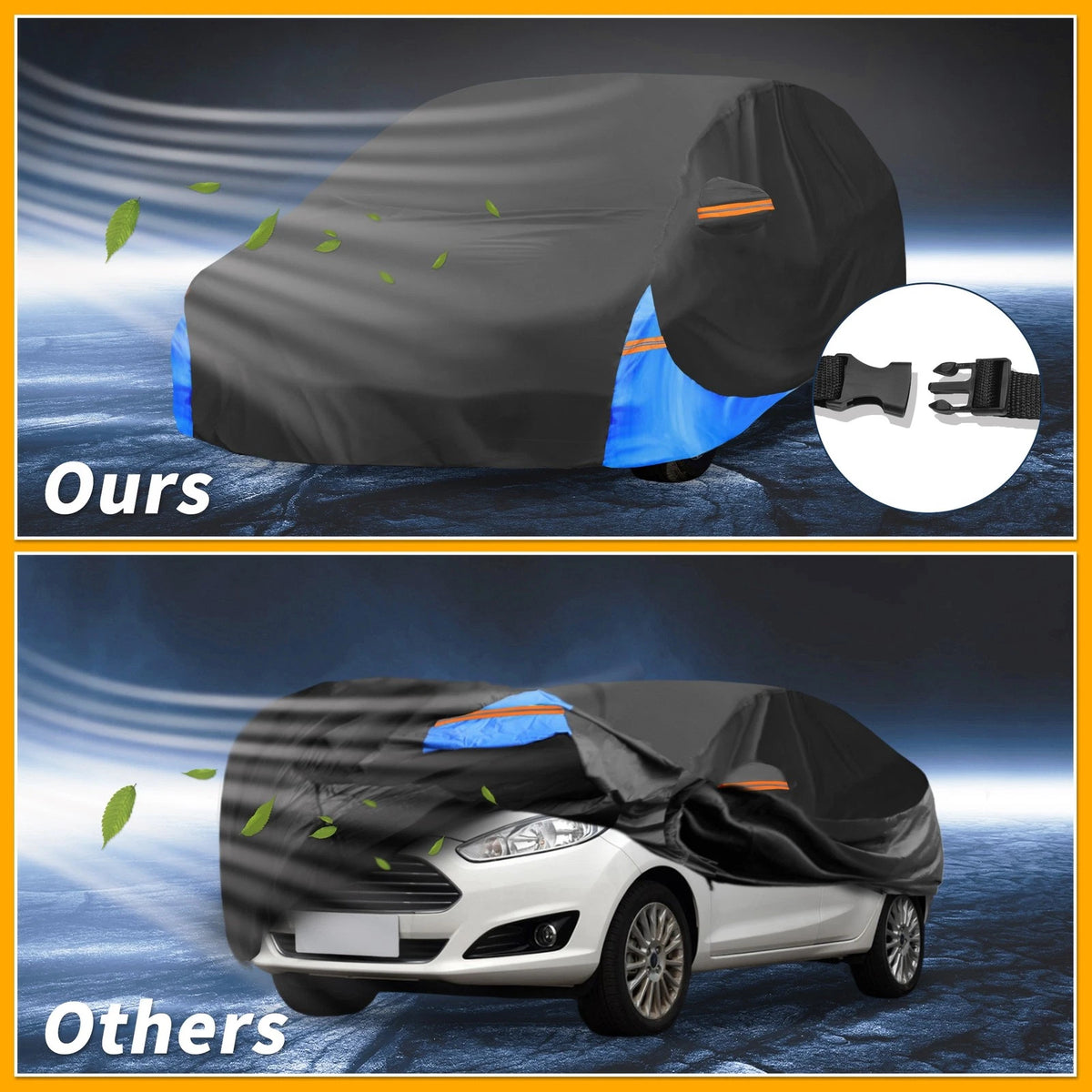 Waterproof All Weather Car Cover for Ford Fiesta
