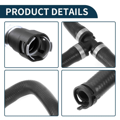 Radiator Hose Heating Water Pipe for Ford Edge 2.0L (2015-2023) 1 x Rubber