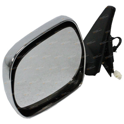 2 x LH+RH Chrome Electric Mirrors for Toyota Landcruiser Prado (2002–2009)