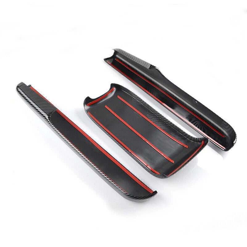 Carbon Fiber Black Interior Central Armrest Box Panel for 2016-2021 Honda Civic