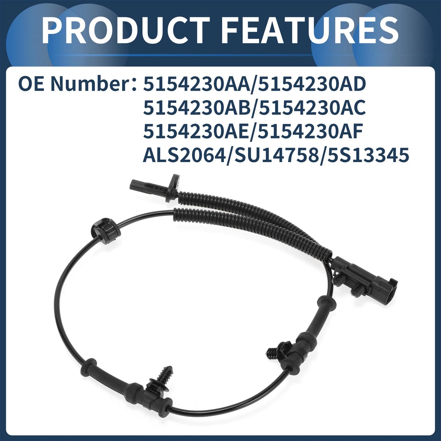 ABS Wheel Speed Sensor for Jeep Grand Cherokee Rear